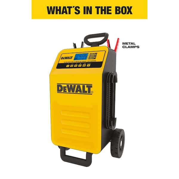 DEWALT Professional Rolling 40 Amp Battery Charger, 3 Amp Maintainer with  200 Amp Engine Start DXAEC200 - The Home Depot