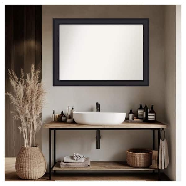 Amanti Art Oliver Black 41.25 in. x 29.25 in. Non-Beveled Modern