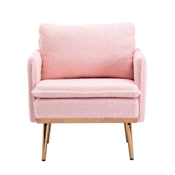 pink teddy chair