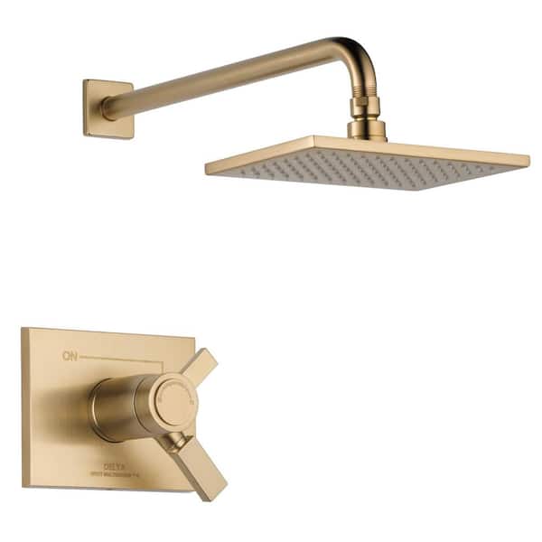 Delta Vero Gold TempAssure 17T 1-Handle Shower Faucet Trim Kit in Champagne Bronze (Valve Not Included)