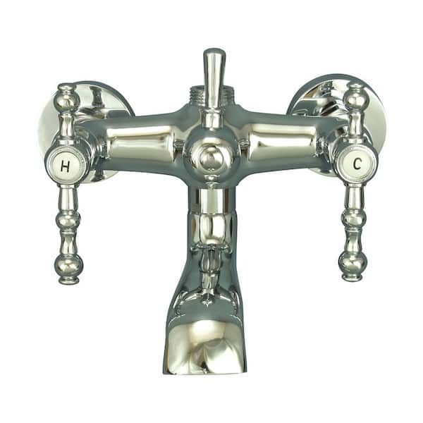 RENOVATORS SUPPLY MANUFACTURING Bathtub Faucets with Lever Handle Chrome Tub Faucet Part Only