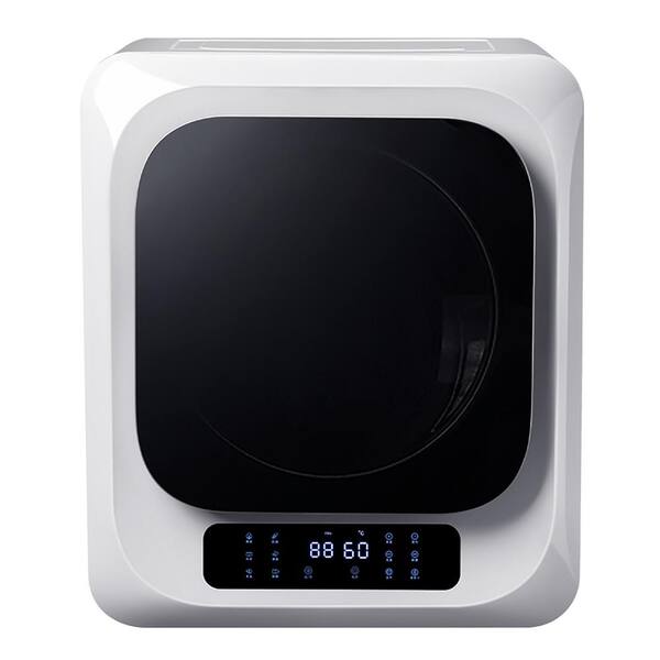 FUNKOL 8.82 cu. ft. Portable Tumble vented Dryer, FCC Approved PTC Heated Tumble, UV Sterilization, Digital Touch in White
