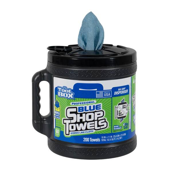 TOOLBOX Z400 200-Count Blue Shop Towel Big Grip Bucket (2 Buckets