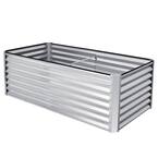 70 in. x 35 in. x 24 in. Raised Garden Bed Large Metal Planter Box Kit for Vegetable Herb