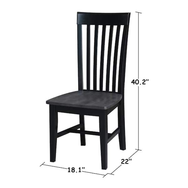 DINING CHAIRS SET OF EIGHT BLACK LACQUER FINISH WITH BLACK AND