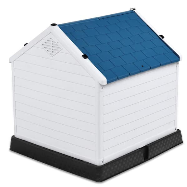 FORCLOVER Dog House Made of Plastic with Ventilation System and