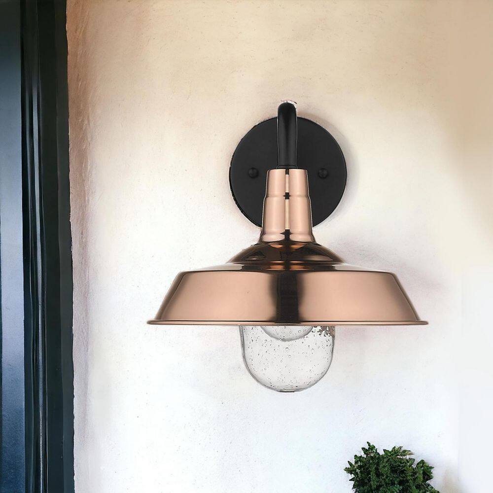 10.5 in. Clear Outdoor Hardwired Sconce with No Bulbs Included price history on PriceWatchPro