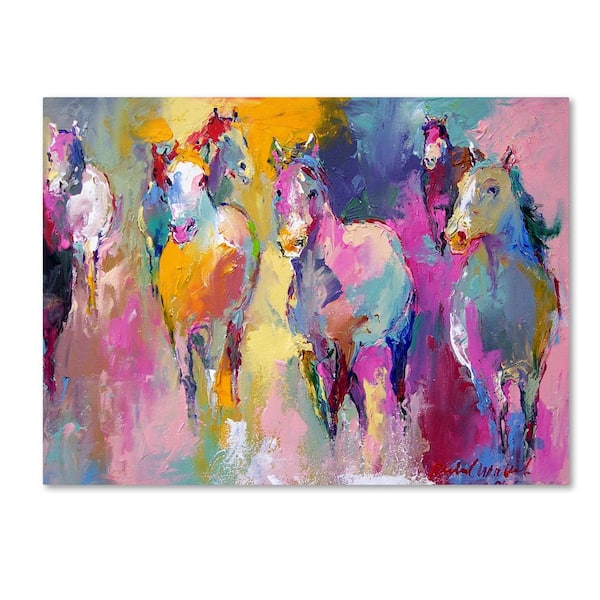Trademark Fine Art 35 in. x 47 in. "Wild" by Richard Wallich Printed Canvas Wall Art
