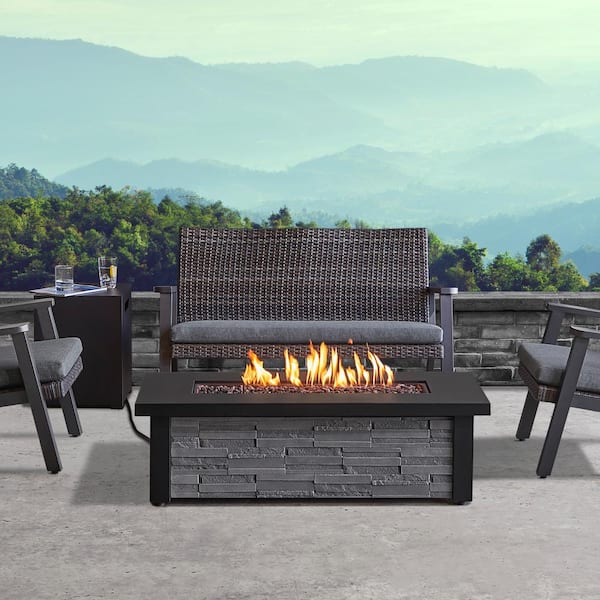 stackstone propane gas fire pit table