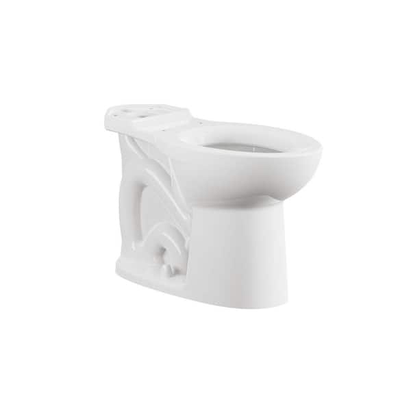 Aspirations 12 in. Ecostrength Chair Height Elongated Toilet Bowl Only in White