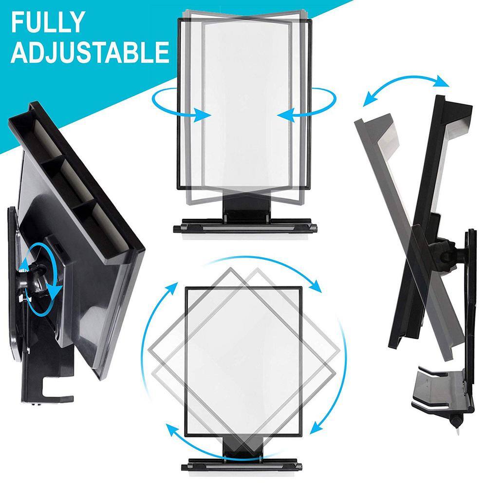 360° Rotatable Fogless Shower Shaving Mirror with Shatterproof Design