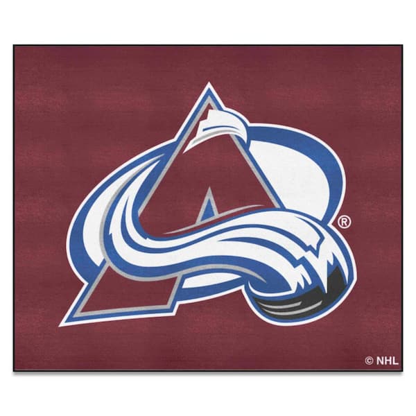 FANMATS Colorado Avalanche Maroon Tailgater Rug  5ft. x 6ft.