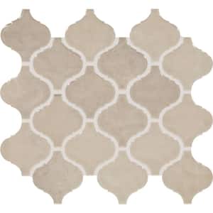 LuxeCraft Trance Gloss 11 in. x 12 in. Glazed Ceramic Arabesque Mosaic Tile (7.4 sq. ft./Case)