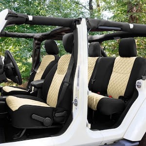 Neoprene Custom Seat Covers for 2007-2018 Jeep Wrangler JK 4DR Full Set