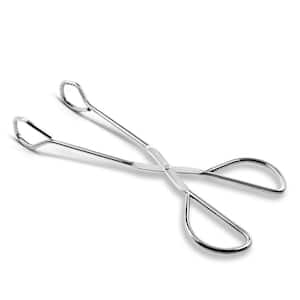 9 in. Stainless Steel Heat Resistant Kitchen Tongs