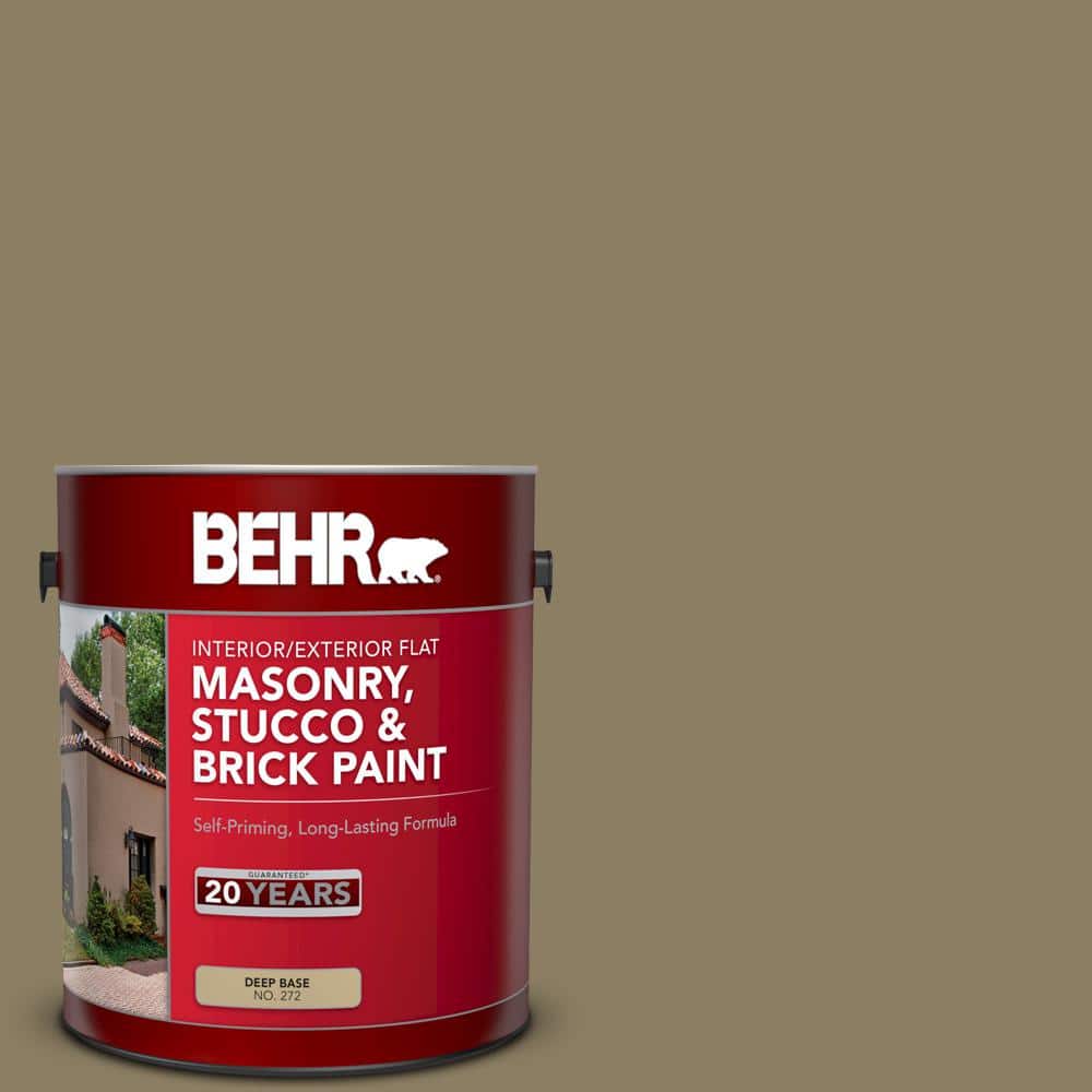 1 gal. #N330-6 Lagoon Moss Flat Interior/Exterior Masonry, Stucco and Brick