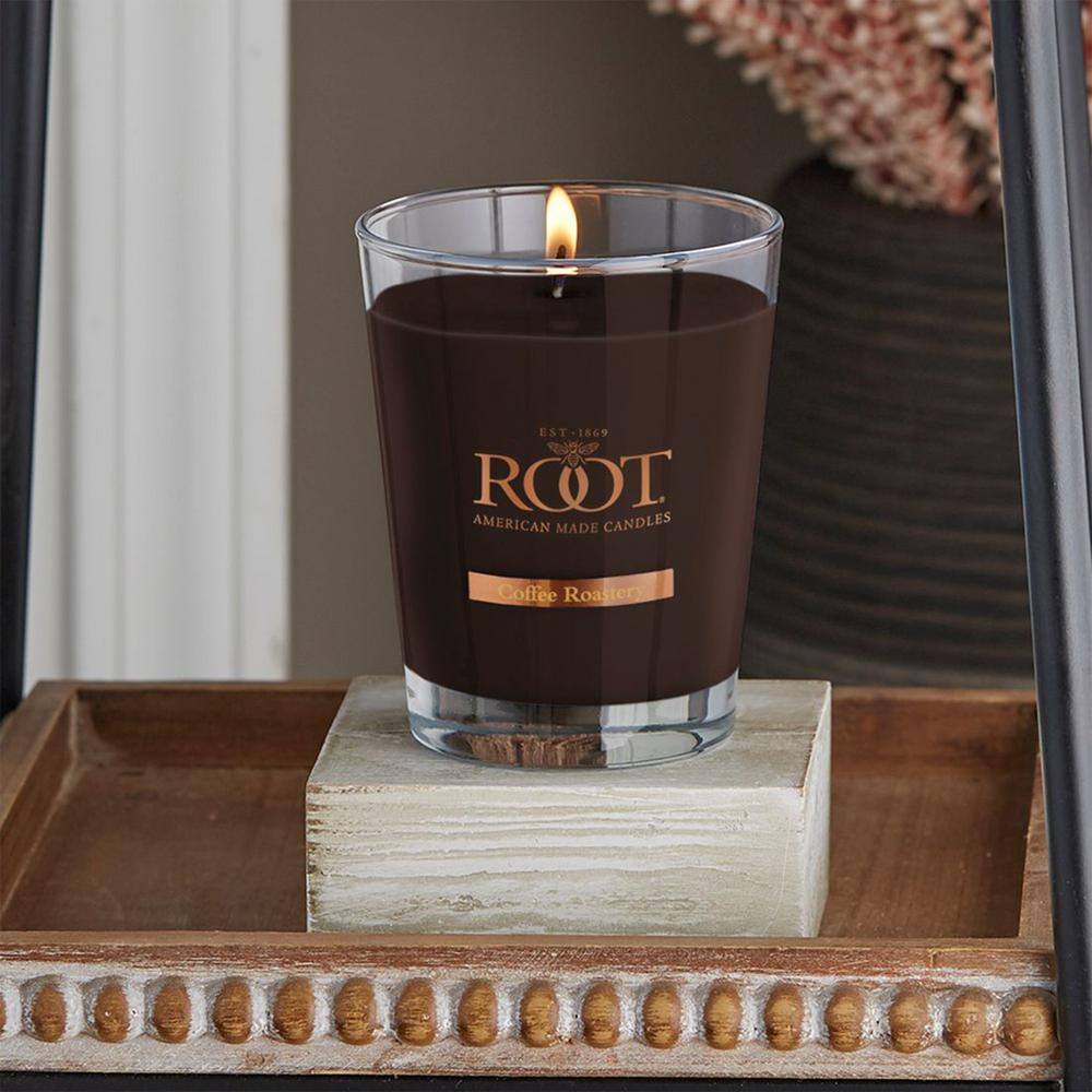 Root Candles Coffee Roastery 10.5 oz Glass Jar Candle
