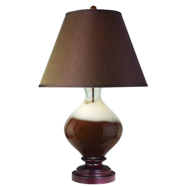 Filament Design Maurice 31 in. Walnut Table Lamp