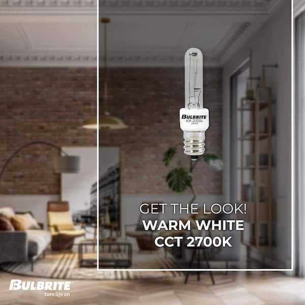 Bulbrite KX-2000 40-Watt T3 Krypton/Xenon Light Bulb with