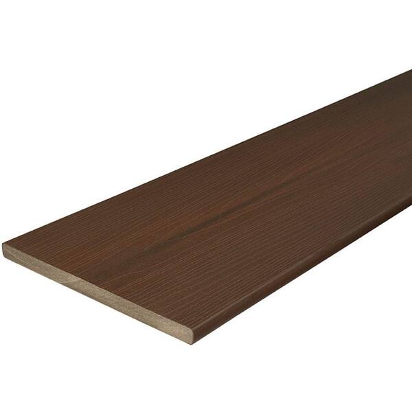 Fiberon ArmorGuard 3/4 in. x 11-1/4 in. x 8 ft. Brazilian Walnut Capped Fascia Composite Decking Board (16-Pack)