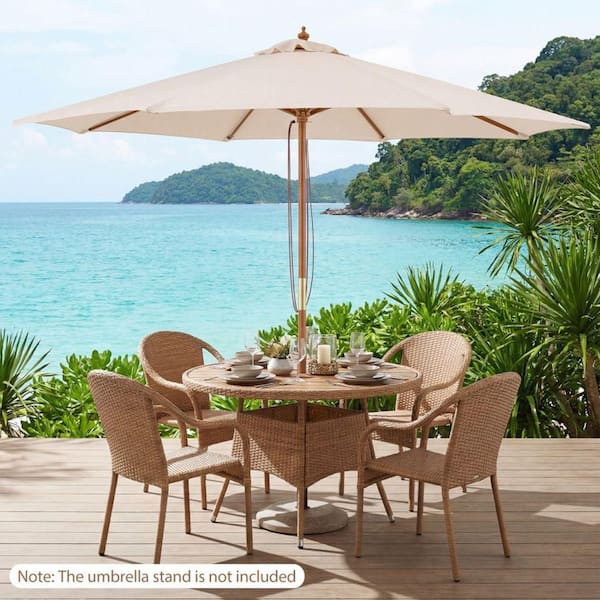 bamboo patio umbrella Shanghai Umbrella, 6.5ft Chinese Style Parasol, UV-Resistant, Waterproof, Sun Shade for Outdoor, Deck, Pool : Patio, Lawn & Garden end residential markets Bambrella 10' Side Wind Sirocco