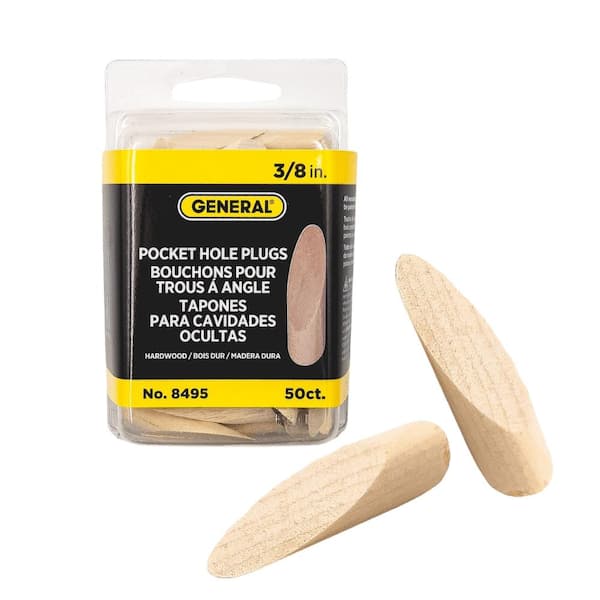 General Tools 3/8 in. Pocket Hole Plugs