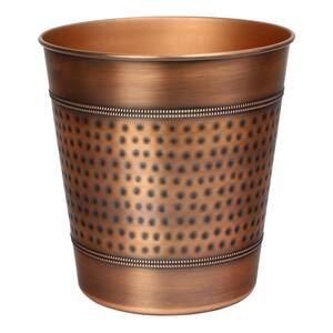 happimess Nolan Modern Classic Smooth Steel 2 Gal. Waste Bin, Antique ...