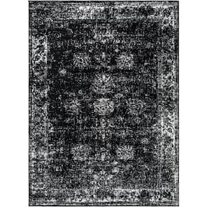 Monte Carlo Black Ombre 9 ft. x 12 ft. Indoor Area Rug