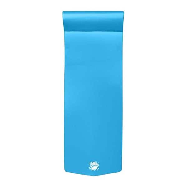 Splash 70 in. Flamingo Pink Foam Lounger Pool Raft with Blue Float