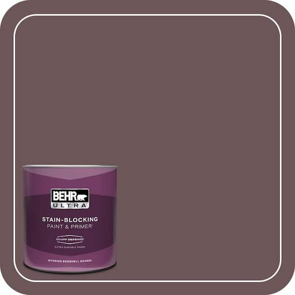 BEHR ULTRA 1 qt. #N120-7 Grand Plum Extra Durable Eggshell Enamel Interior Paint & Primer