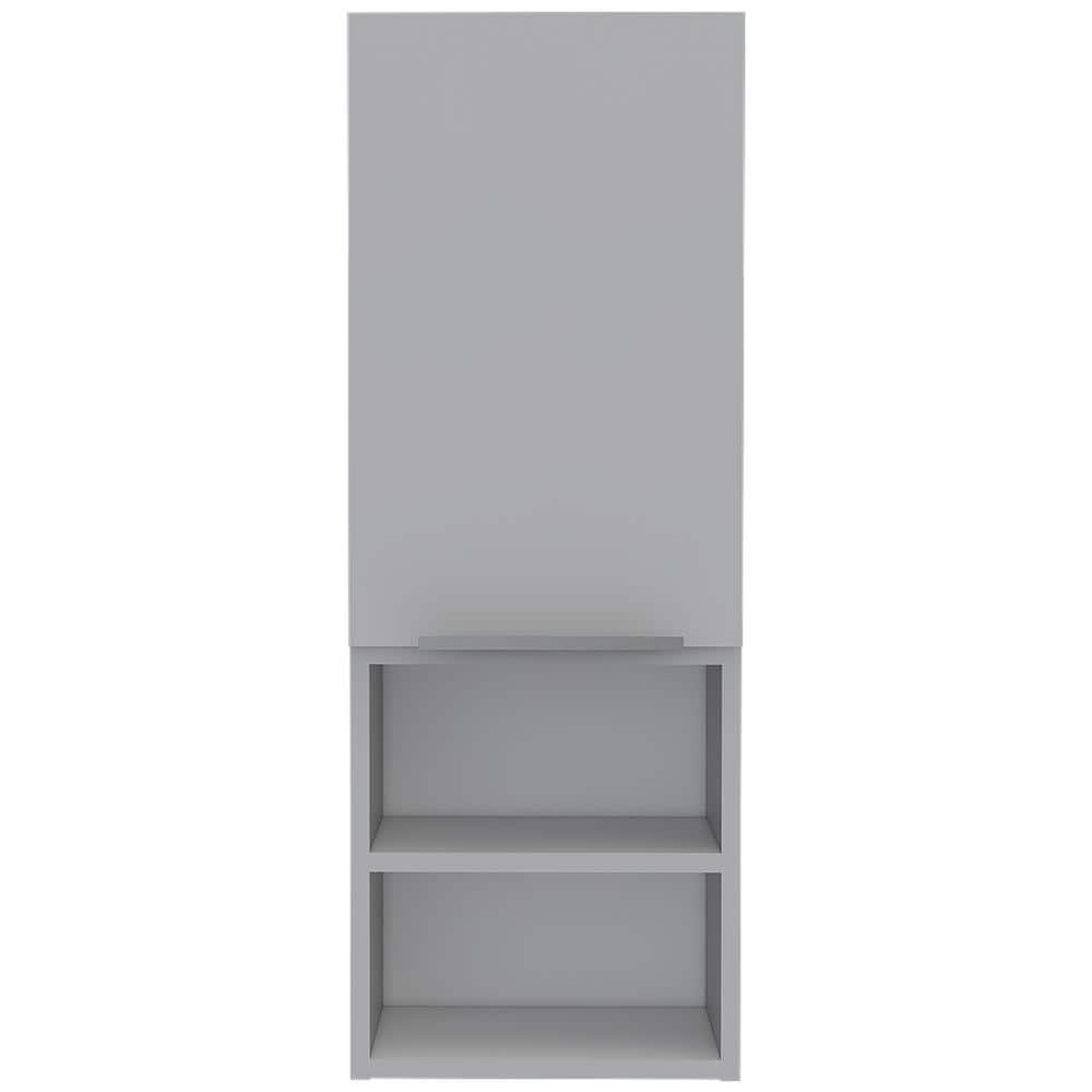 11.81 in. W x 32.08 in. H Rectangular White Surface Mount Medicine Cabinet 