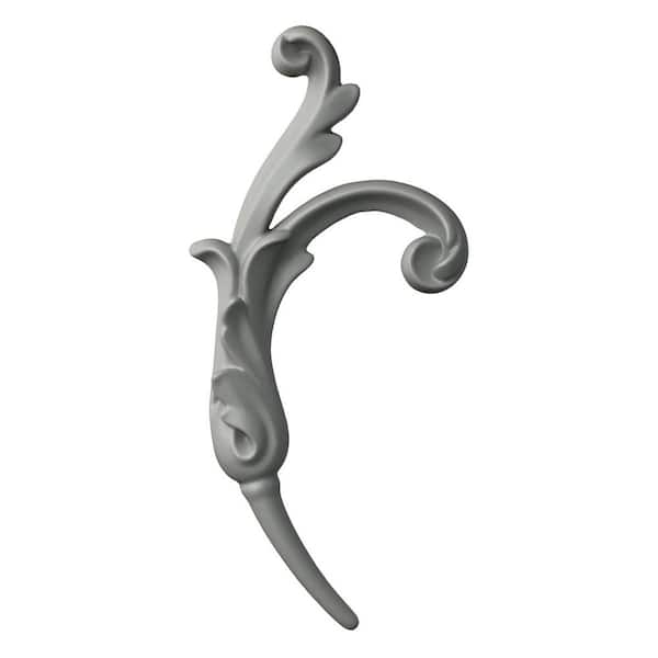 Ekena Millwork 0.63 in. x 2.875 in. x 6.13 in. Polyurethane Applique and Onlay Moulding