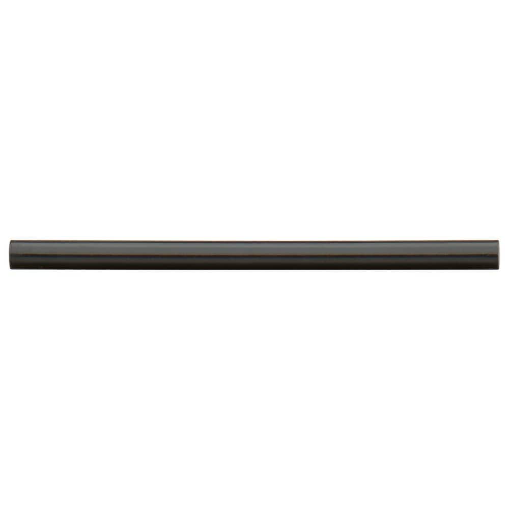Cloe 0.5 in. x 8 in. Ceramic Jolly Miter Edge Backsplash Accessory Trim in Black (1.67 sq. ft. /Case) price history on PriceWatchPro