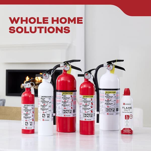 Mondoshop Portable Fire Extinguisher - Water-Based, UL Certified For A/B/C/K Fires, With Mount For Home, Car, Kitchen