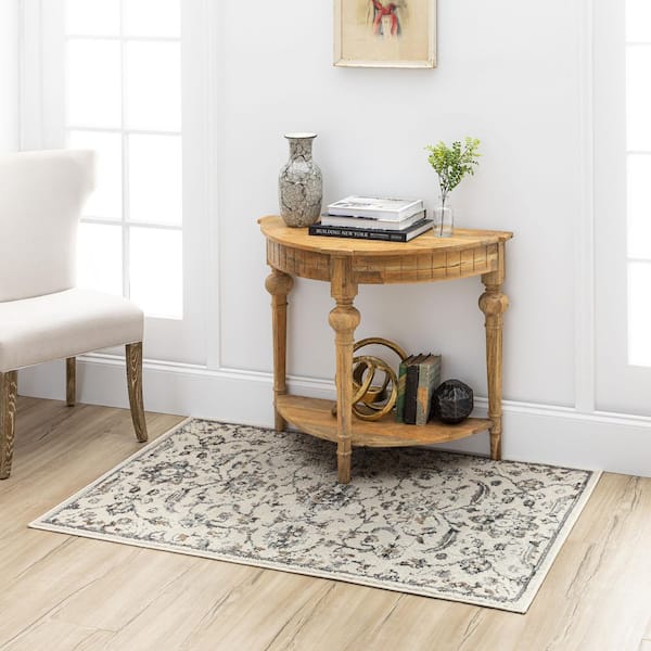 Orestes Grey 2 ft. x 2 ft. 11 in. Area Rug