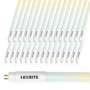24W 4FT T5 LED Tube Lights, Type B, 24W=54W, 4CCT, 45.79", Single and Double End Powered, 3200LM, UL, DLC 30 Pack