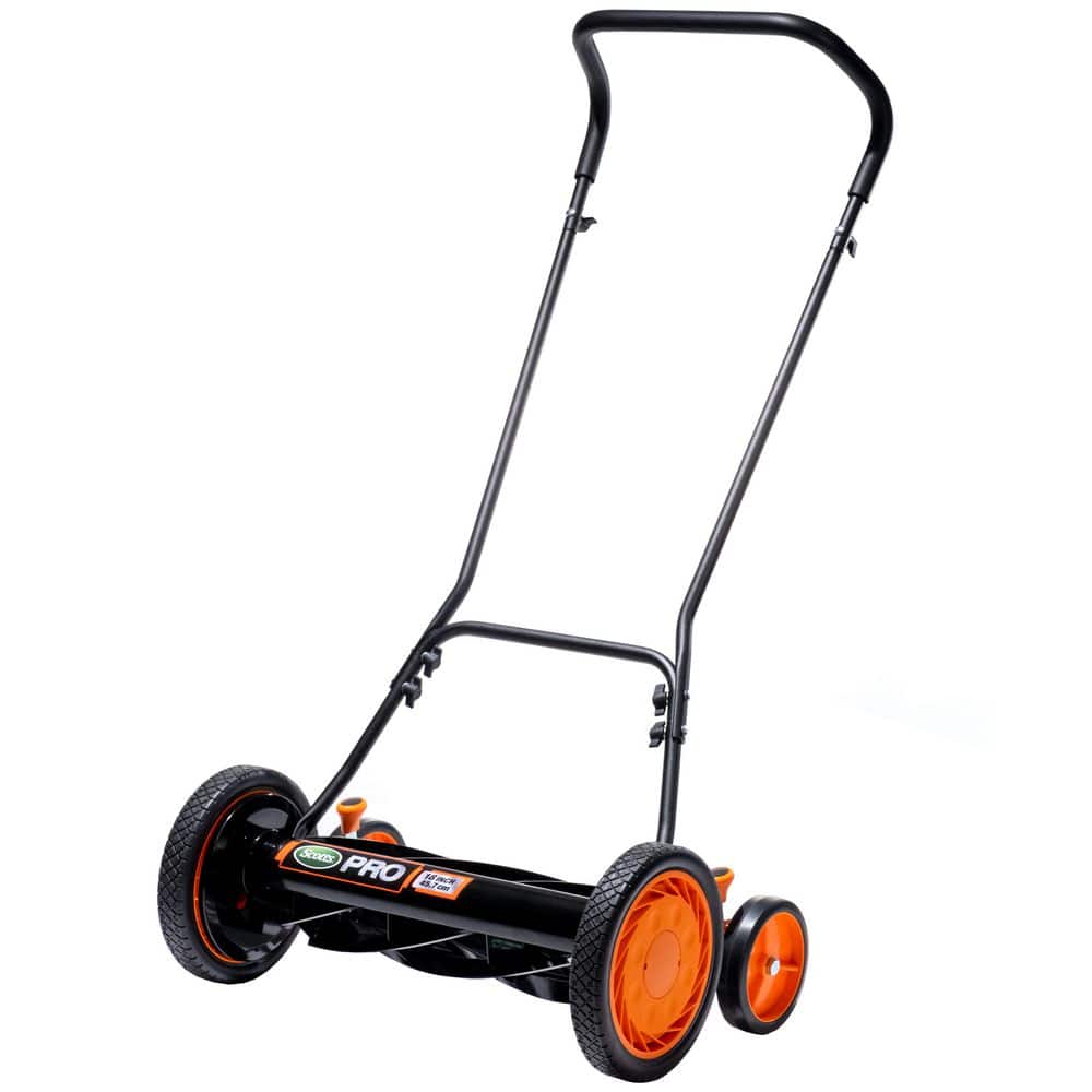 Scotts 18 in. Manual 7-Blade Push Walk Behind Reel Lawn Mower