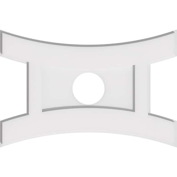 Ekena Millwork 1 in. x 22 in. x 14.625 in PVC Medallion Moulding