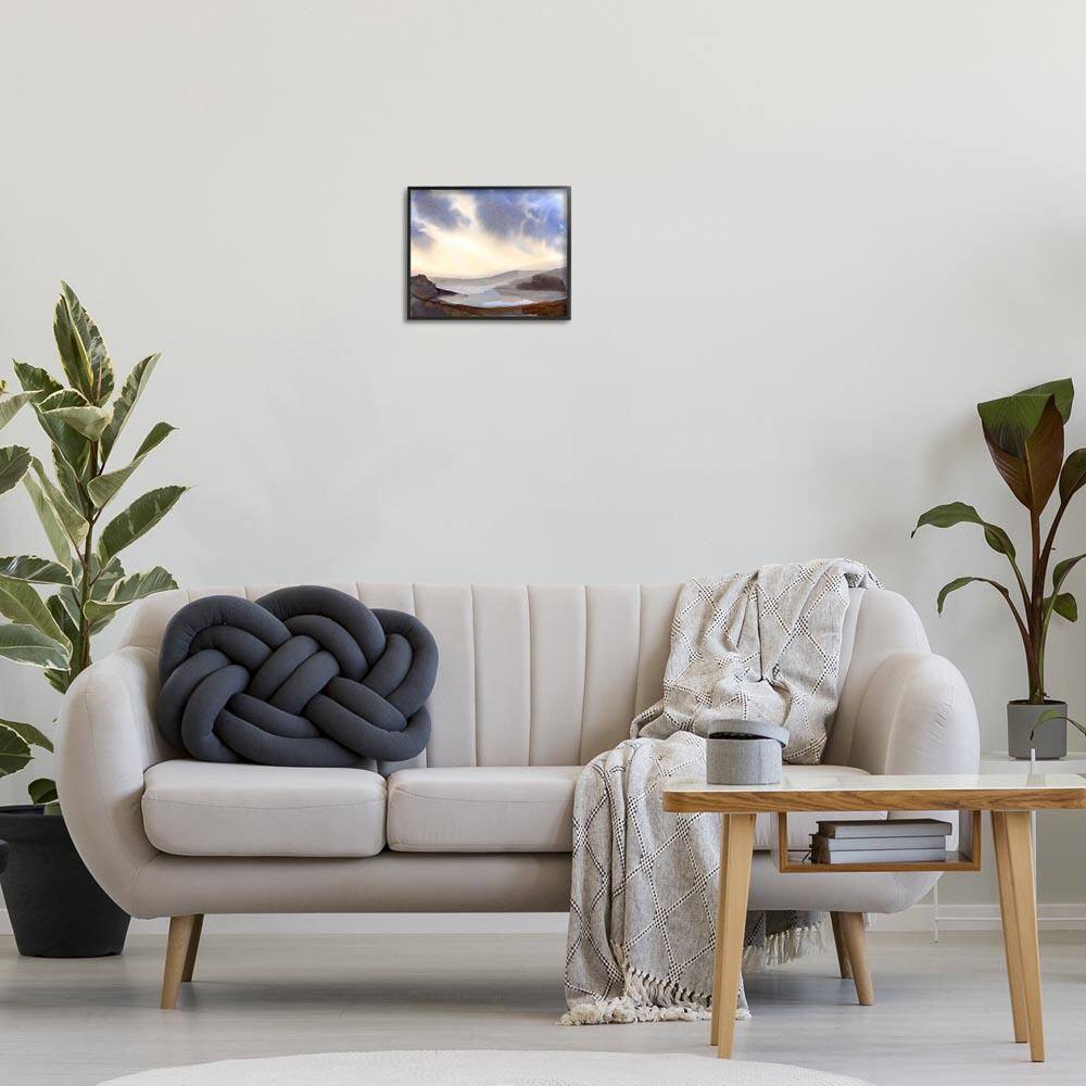 Dreamy Bay Inlet Horizon by Ashley Davis Black Framed Nature Giclee Art Print 11 in. x 14 in. price history on PriceWatchPro