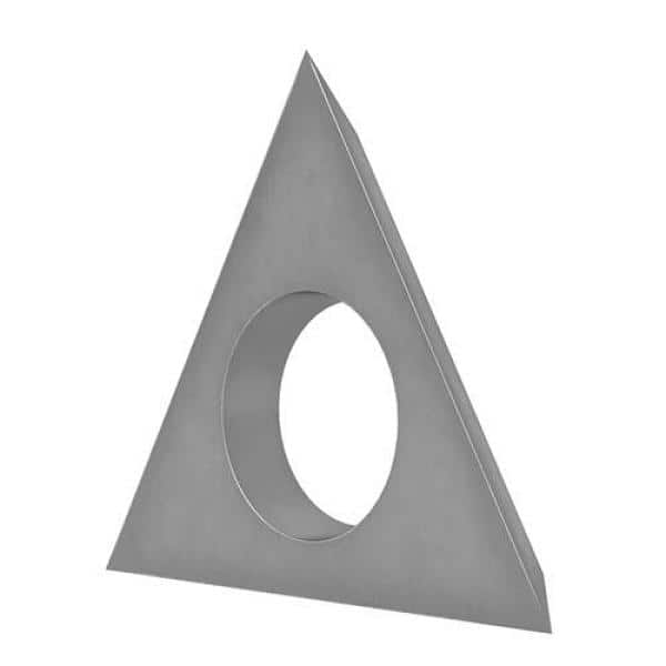 triangular scraper in polymer highly-resistant to heat impact and scratch  resistant for dough and pizza pans blade dimension 10 x 27 cm