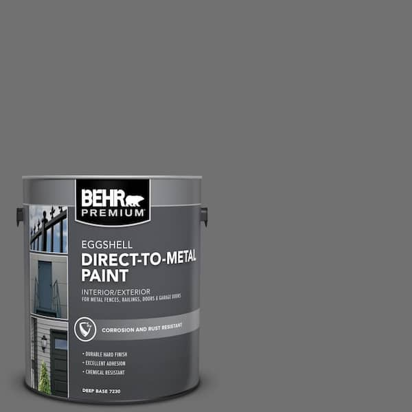 home depot black paint for metal