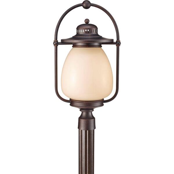 Generation Lighting Mc Coy 1-Light Grecian Bronze Outdoor Post Lantern