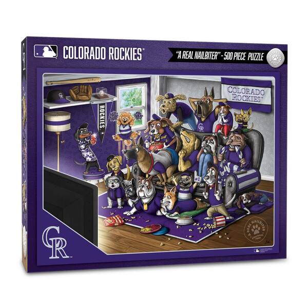 YouTheFan MLB Colorado Rockies Purebred Fans Puzzle-A Real Nailbiter  (500-Piece) 2502304 - The Home Depot