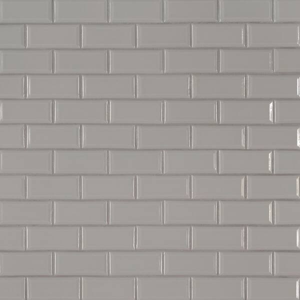 MSI Bright White Bevel 11.47 in. x 11.63 in. x 6 mm Glossy Porcelain Mesh-Mounted Mosaic Tile (13.35 sq. ft. / case) MSI Bright White Bevel 11.47 in. x 11.63 in. x 6 mm Glossy Porcelain Mesh-Mounted Mosaic Tile (13.35 sq. ft. / case)
