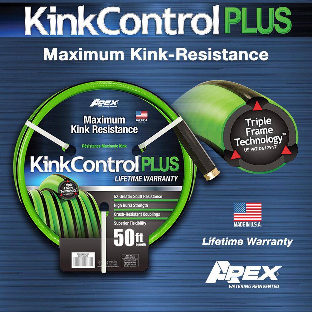 Kink Control Plus 5/8 in x 50 ft. Garden Hose - Thumbnail 3