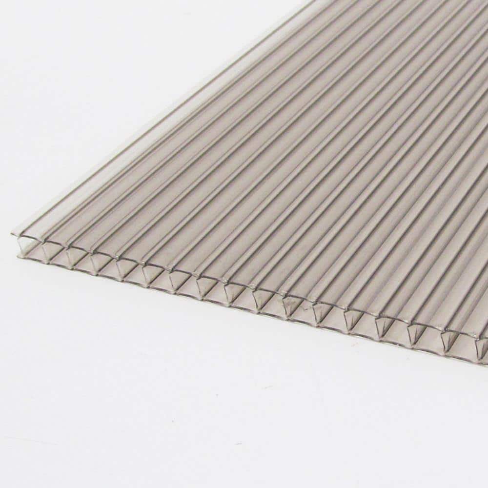 4mm Clear Polycarbonate Twinwall Sheets Set Double Wall Panel Greenhouse Sheet 