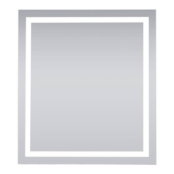 KIOTEE 60 in. W x 30 in. H Rectangular Frameless Super Bright Backlited LED Anti-Fog Tempered Glass Wall Bathroom Vanity Mirror
