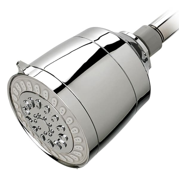 Sprite Showers Contemporary All-in-One Shower Head Water Filtration System with 5-Spray Settings in Chrome
