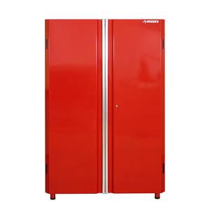 Ready-to-Assemble 24-Gauge Steel Freestanding Garage Cabinet in Red (48 in. W x 72 in. H x 18 in. D)