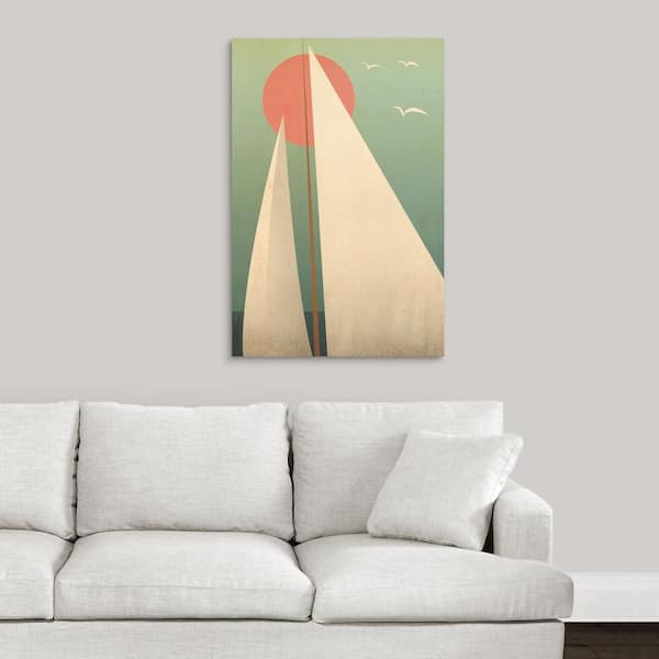 GreatBigCanvas "Sails III" by Ryan Fowler Canvas Wall Art